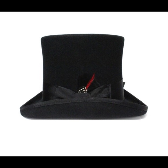 🎩 100% wool - Men’s Solid Top Hat